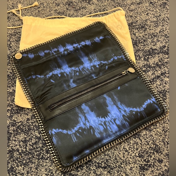 Stella McCartney Satin and Chain Fold over Envelope Clutch - Picture 2 of 6